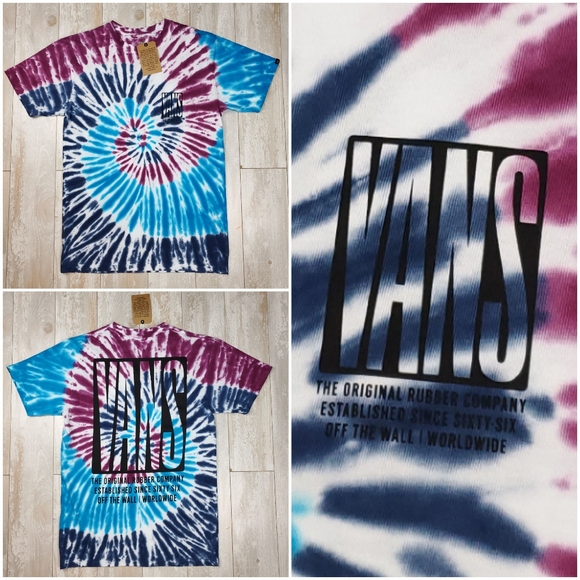 Vans Blocked In Tie Dye - Picture 1 of 9